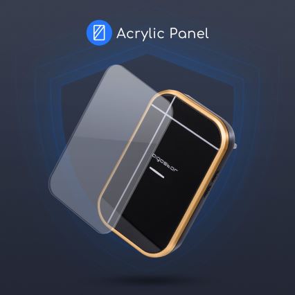 Aigostar - Bezdrátový zvonek do zásuvky 230V/12V IP44 černá