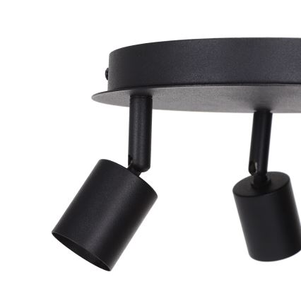 Aigostar - Bodové svítidlo 3xGU10/60W/230V černá