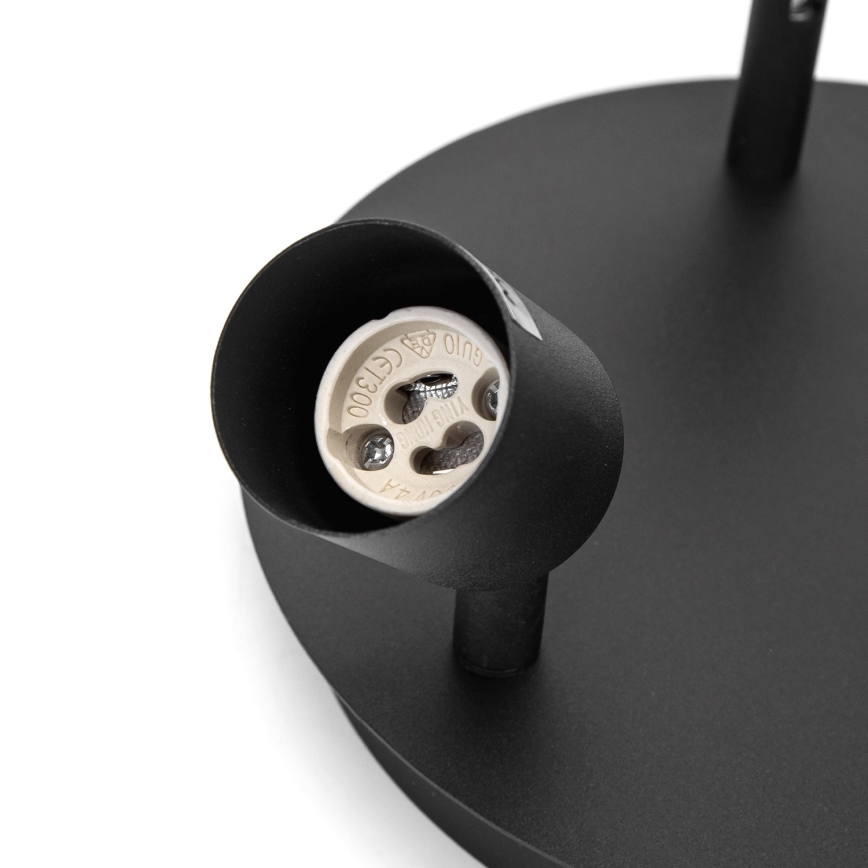 Aigostar - Bodové svítidlo 3xGU10/60W/230V černá