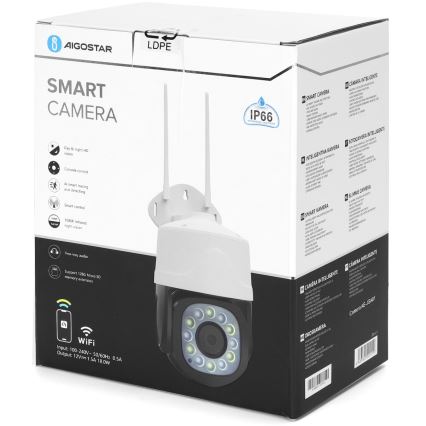 Aigostar - Chytrá venkovní kamera 1080p 230V Wi-Fi IP66