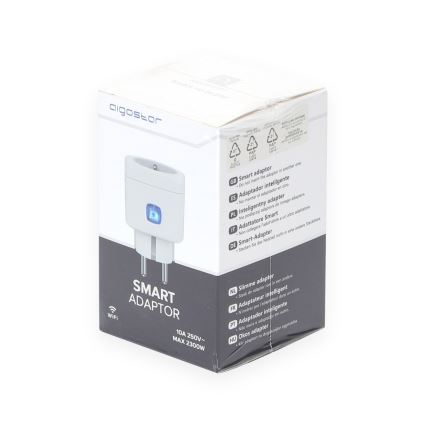 Aigostar - Chytrá zásuvka F 2300W Wi-Fi Tuya