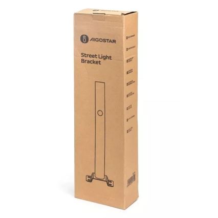 Aigostar - Držák pro pouliční lampu 48,9 cm černá