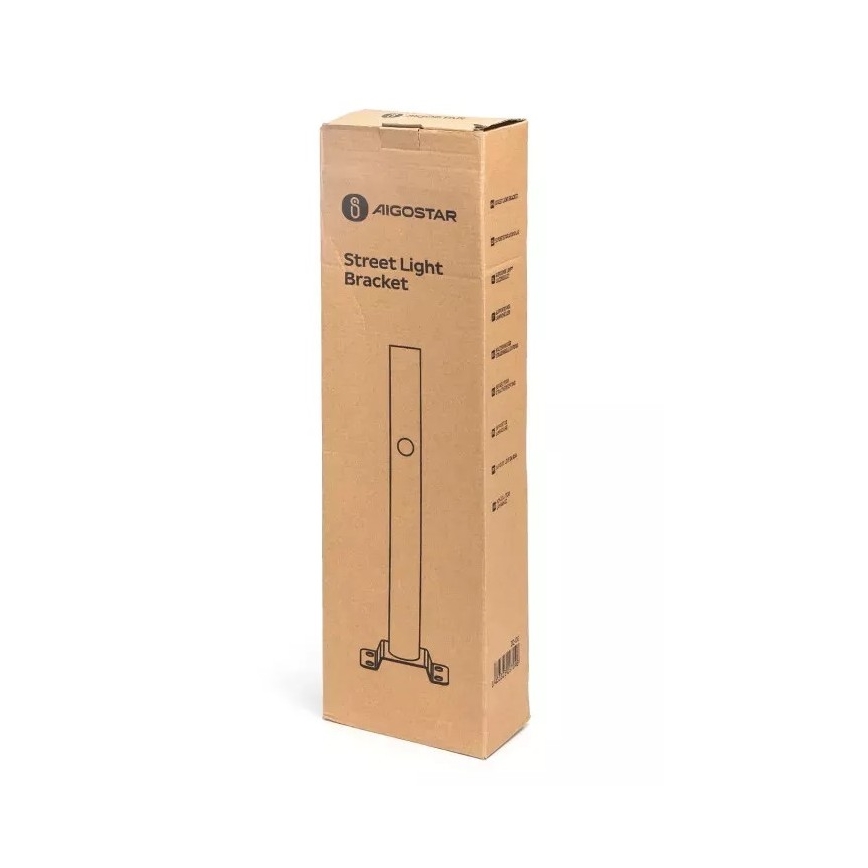 Aigostar - Držák pro pouliční lampu 48,9 cm černá