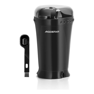 Aigostar - Elektrický mlýnek na kávu 60g 200W/230V černá