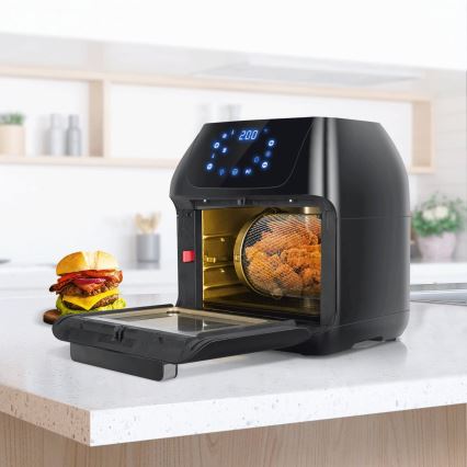 Aigostar - Horkovzdušná trouba 1400W/230V 12l černá