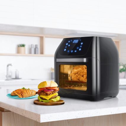 Aigostar - Horkovzdušná trouba 1400W/230V 12l černá