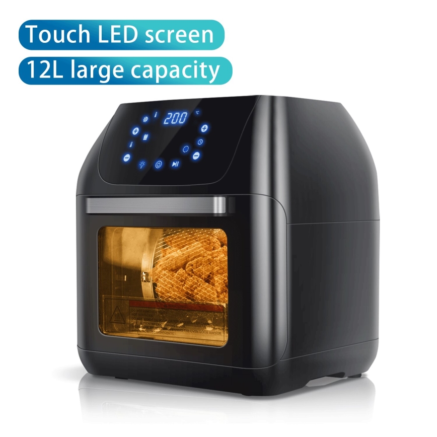 Aigostar - Horkovzdušná trouba 1400W/230V 12l černá