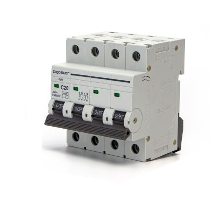 Aigostar - Jistič 4-fázový 4P-20A-C 400V
