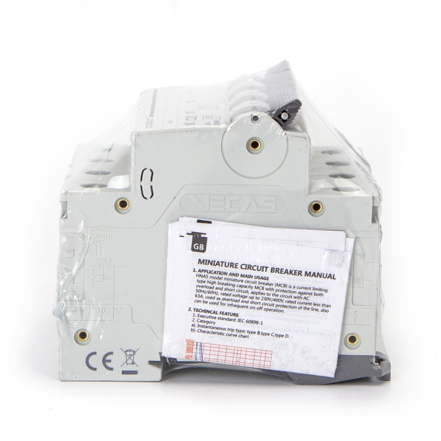 Aigostar - Jistič 4-fázový 4P-20A-C 400V