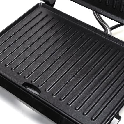 Aigostar - Kontaktní gril 1000W/230V černá/matný chrom