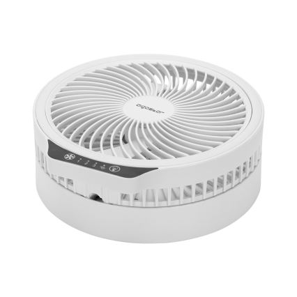 Aigostar - LED Bezdrátový skládací ventilátor s USB portem 6,5W/5V 8000 mAh pr. 20 cm