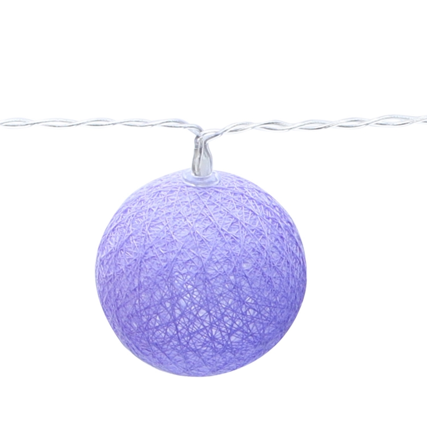 Aigostar - LED Dekorační řetěz 10xLED/2xAA 2m teplá bílá