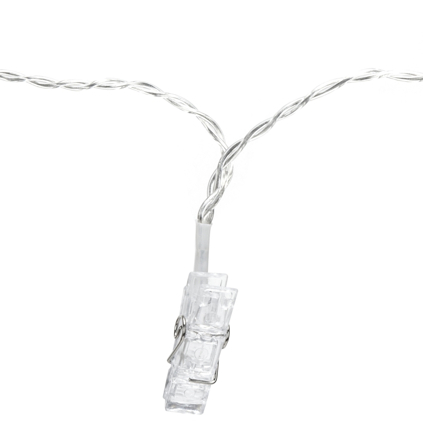 Aigostar - LED Dekorační řetěz 80xLED/5W/USB 13 m teplá bílá