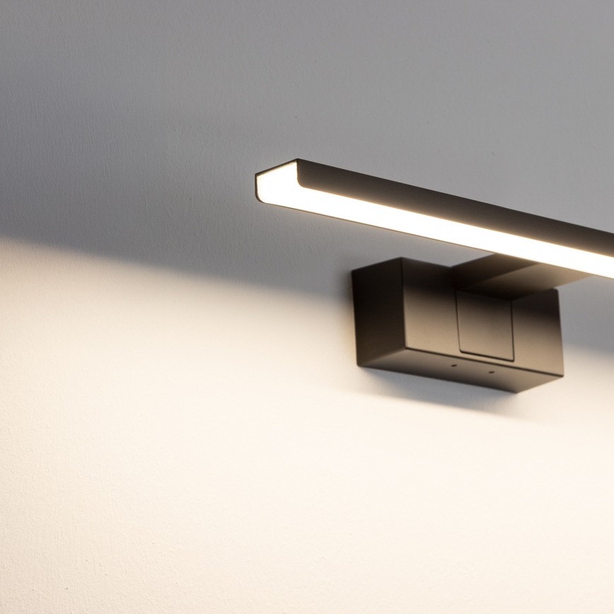 Aigostar - LED Koupelnové osvětlení zrcadla LED/8W/230V 4000K 40 cm IP44 černá