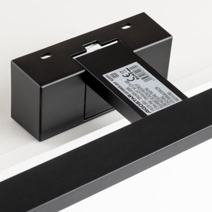 Aigostar - LED Koupelnové osvětlení zrcadla LED/8W/230V 4000K 40 cm IP44 černá