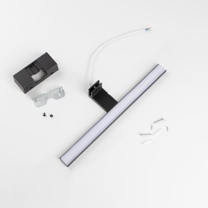 Aigostar - LED Koupelnové osvětlení zrcadla LED/8W/230V 4000K 40 cm IP44 černá