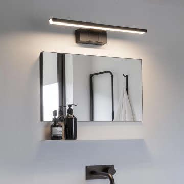Aigostar - LED Koupelnové osvětlení zrcadla LED/8W/230V 4000K 40 cm IP44 černá