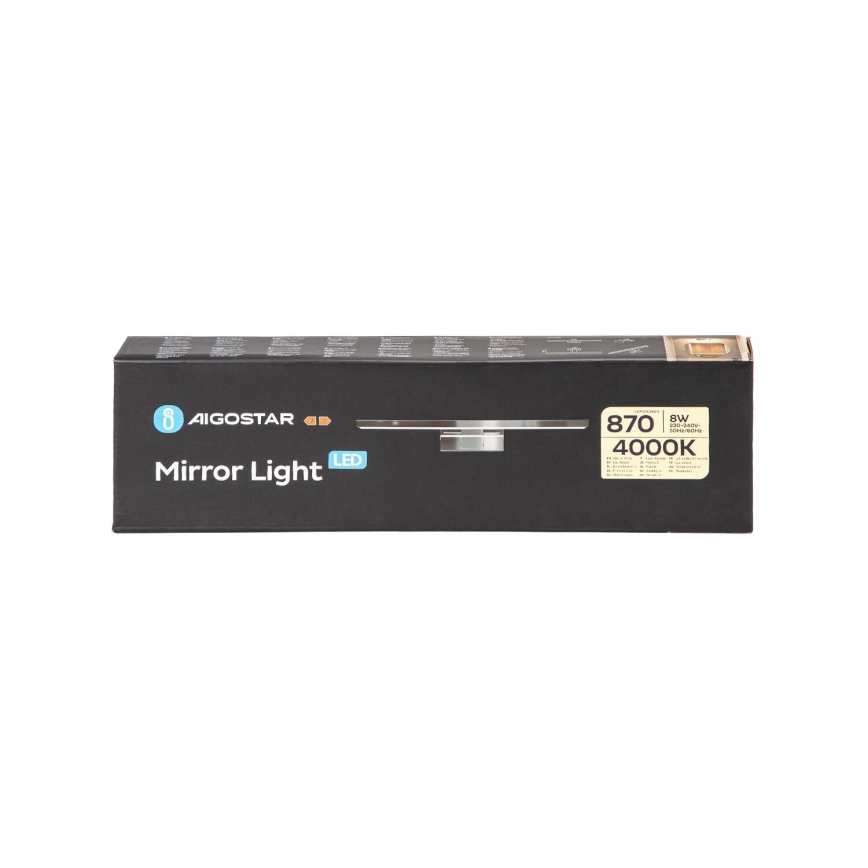 Aigostar - LED Koupelnové osvětlení zrcadla LED/8W/230V 4000K 40cm IP44
