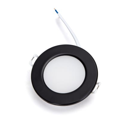 Aigostar - LED Koupelnové podhledové svítidlo LED/4,8W/230V 6500K černá IP65