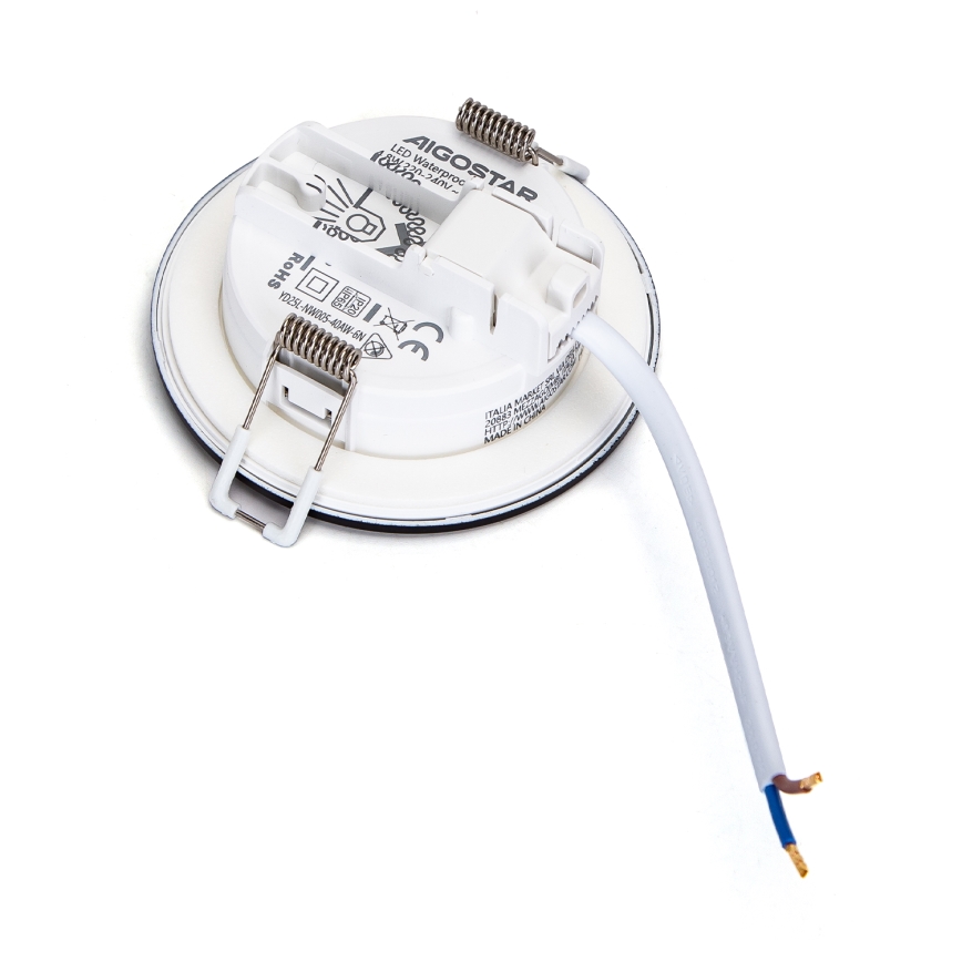 Aigostar - LED Koupelnové podhledové svítidlo LED/4,8W/230V 6500K černá IP65
