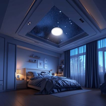 Aigostar - LED Stmívatelné koupelnové stropní svítidlo MESH Smart LED/12W/230V 3000-6500K IP44 + dálkové ovládání