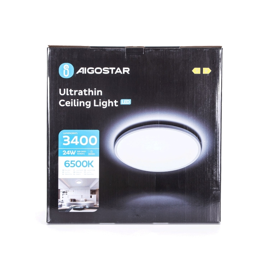 Aigostar - LED Koupelnové stropní svítidlo LED/24W/230V 6500K pr. 40 cm IP44