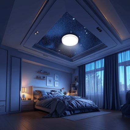 Aigostar - LED Stmívatelné koupelnové stropní svítidlo MESH Smart LED/24W/230V 3000-6500K IP44 + dálkové ovládání
