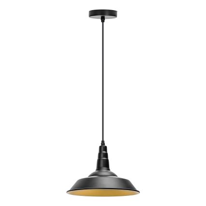Aigostar - LED Lustr na lanku 1xE27/60W/230V pr. 36 cm černá