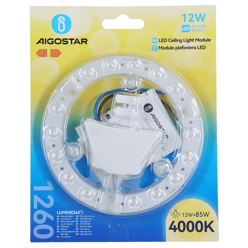 Aigostar - LED Magnetický modul LED/12W/230V 4000K