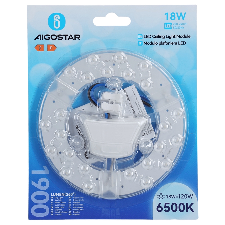 Aigostar - LED Magnetický modul LED/18W/230V 6500K