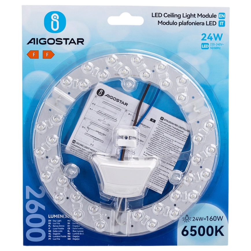 Aigostar - LED Magnetický modul LED/24W/230V 6500K