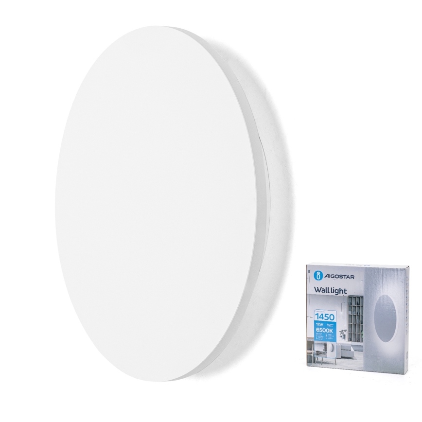 Aigostar - LED Nástěnné svítidlo LED/12W/230V 6500K 25 cm bílá