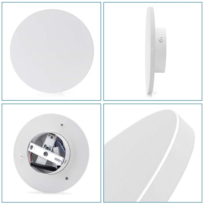 Aigostar - LED Nástěnné svítidlo LED/6,5W/230V 3000K 18 cm bílá