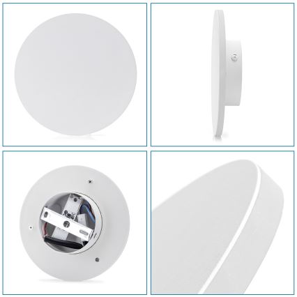 Aigostar - LED Nástěnné svítidlo LED/6,5W/230V 6500K 18 cm bílá