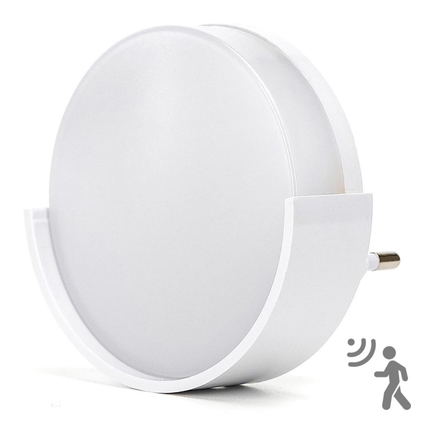 Aigostar - LED Noční světlo se senzorem soumraku LED/1W/230V 6500K kulatý