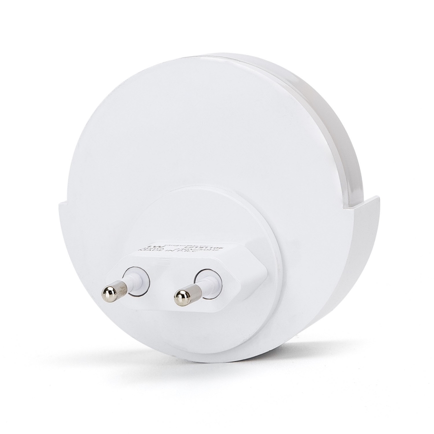 Aigostar - LED Noční světlo se senzorem soumraku LED/1W/230V 6500K kulatý