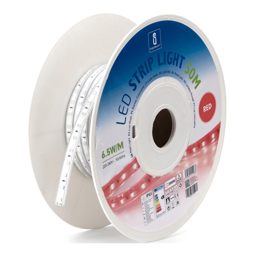 Aigostar - LED Pásek LED/325W/230V 50m červená IP65