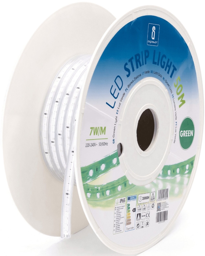 Aigostar - LED Pásek LED/350W/230V 50m zelená IP65