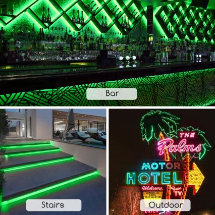 Aigostar - LED Pásek LED/350W/230V 50m zelená IP65