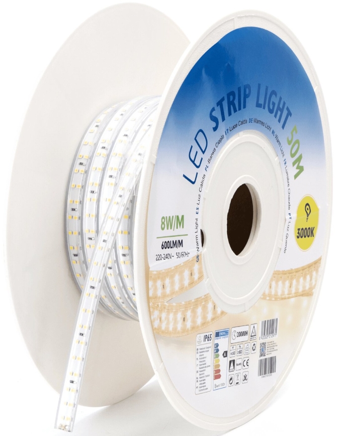 Aigostar - LED Pásek LED/400W/230V 50m 3000K IP65