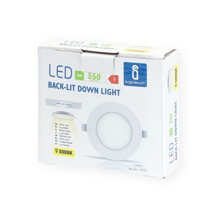 Aigostar - LED Podhledové svítidlo LED/4W/230V 3000K pr. 9,8 cm bílá