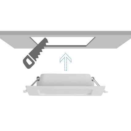 Aigostar - LED Podhledové svítidlo LED/6W/230V 3000K 12x12 cm bílá