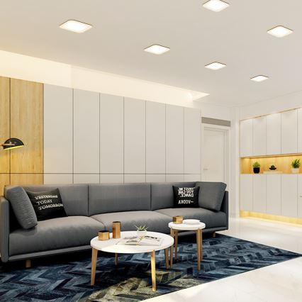Aigostar - LED Podhledové svítidlo LED/9W/230V 4000K 14,5x14,5 cm bílá