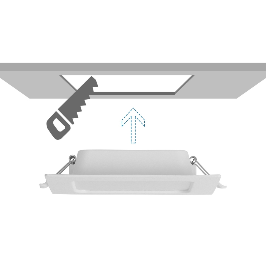 Aigostar - LED Podhledové svítidlo LED/9W/230V 4000K 14,5x14,5 cm bílá