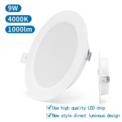 Aigostar - LED Podhledové svítidlo LED/9W/230V 4000K pr. 14,5 cm bílá