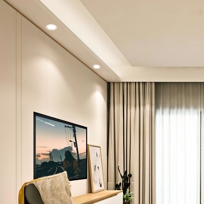 Aigostar - LED Podhledové svítidlo ULTRATHIN LED/6W/230V 3000K bílá