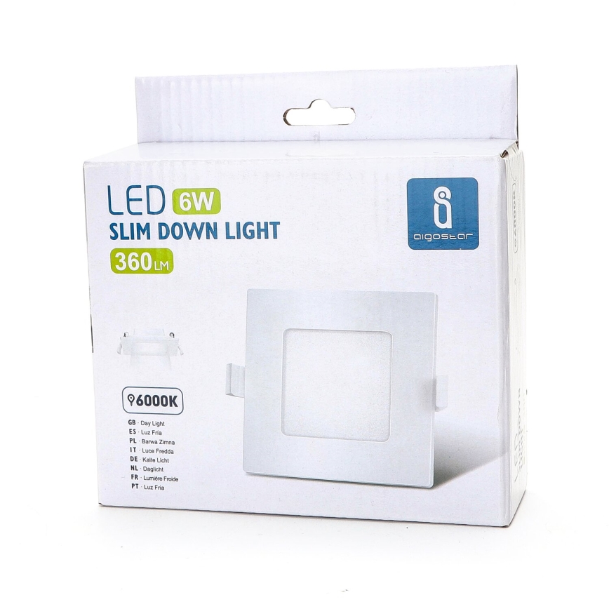 Aigostar - LED Podhledové svítidlo ULTRATHIN LED/6W/230V 6000K bílá