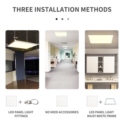 Aigostar - LED Podhledový panel LED/40W/230V 6500K 60x60cm bílá