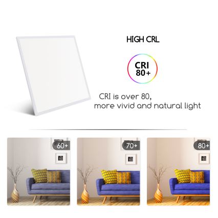 Aigostar - LED Podhledový panel LED/40W/230V 6500K 60x60cm bílá
