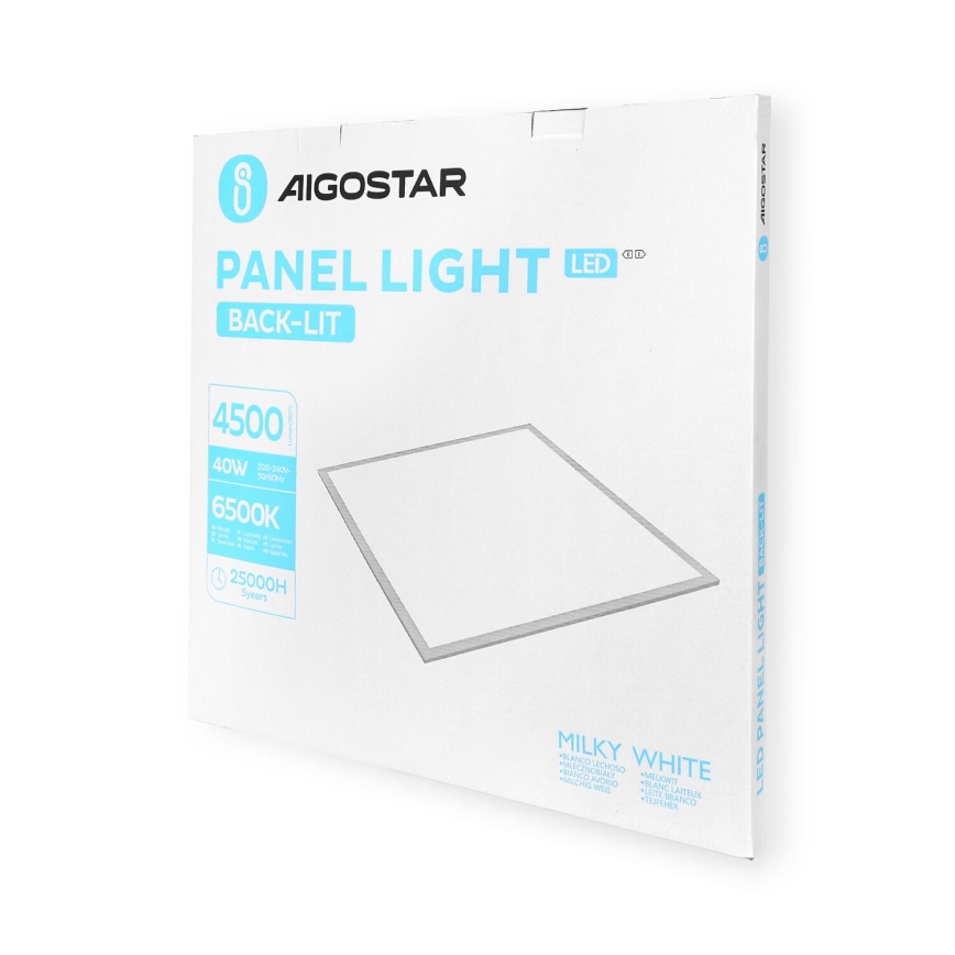 Aigostar - LED Podhledový panel LED/40W/230V 6500K 60x60cm bílá